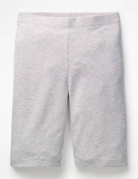Plain Jersey Knee Shorts - Grey Marl Plain Jersey Knee Shorts - Grey Marl