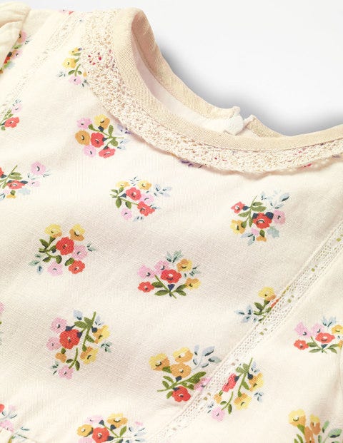 Nostalgic Printed Dress - Vintage Bloom Nostalgic Printed Dress - Vintage Bloom