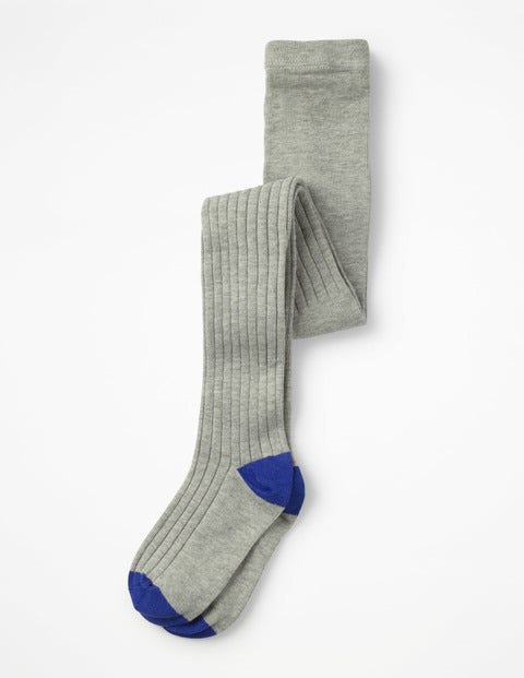 Ribbed Tights - Grey Marl Ribbed Tights - Grey Marl