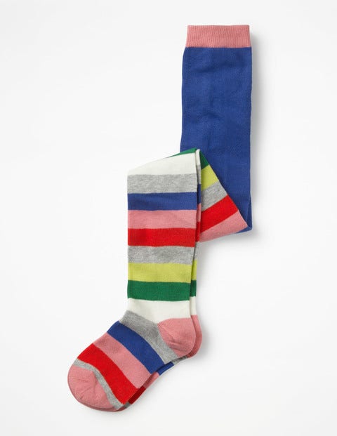 Patterned Tights - Sporty Multi Stripe Patterned Tights - Sporty Multi Stripe