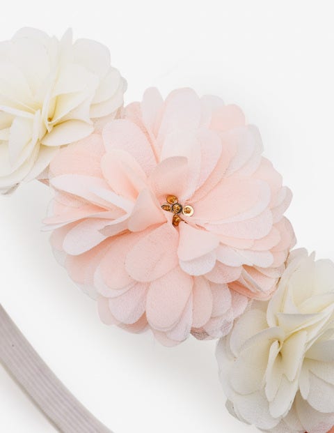 Flower Headband - Ecru Flower Headband - Ecru