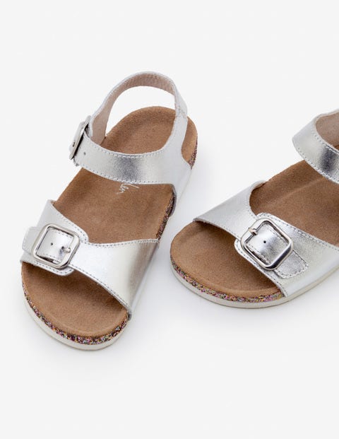 boden silver sandals