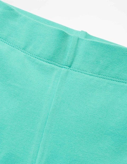 Plain Cropped Leggings - Sea Breeze Green Plain Cropped Leggings - Sea Breeze Green