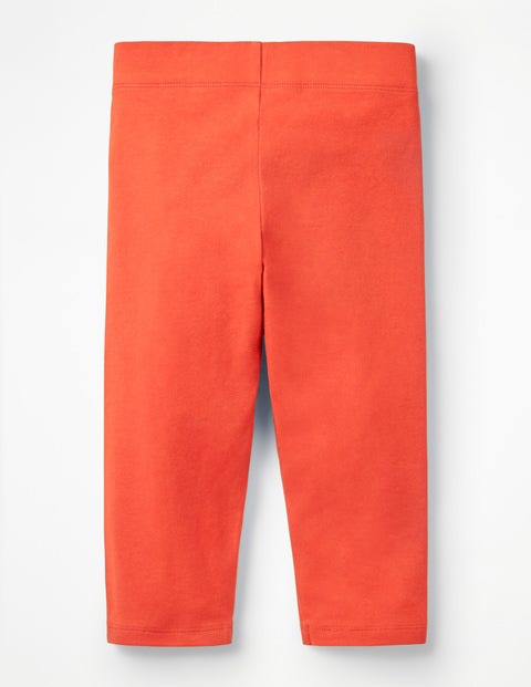 Plain Cropped Leggings - Tropical Coral Plain Cropped Leggings - Tropical Coral