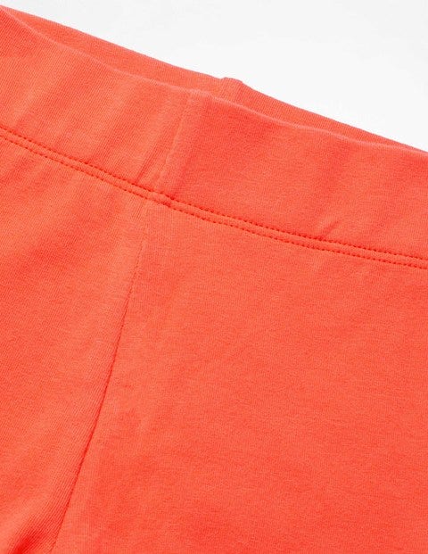 Plain Cropped Leggings - Tropical Coral Plain Cropped Leggings - Tropical Coral