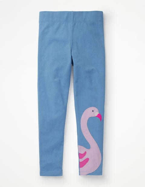 Appliqué Leggings - Duke Blue Flamingo Appliqué Leggings - Duke Blue Flamingo
