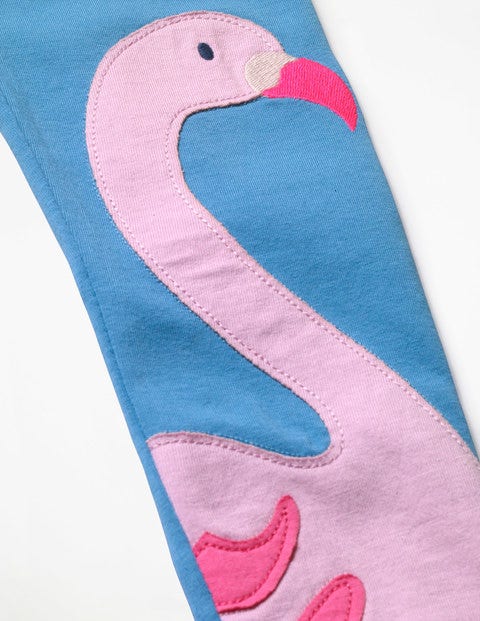 Appliqué Leggings - Duke Blue Flamingo Appliqué Leggings - Duke Blue Flamingo