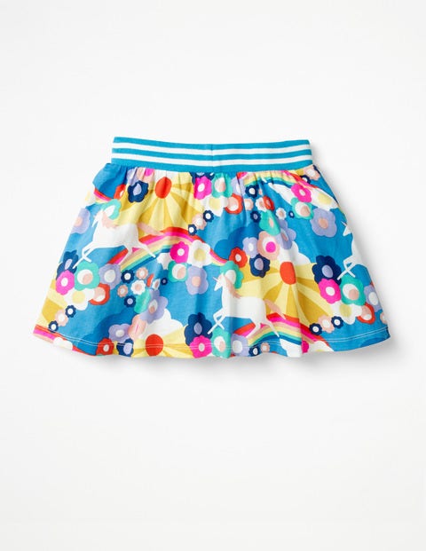 Jersey Skort - Multi Unicorn Sunset Jersey Skort - Multi Unicorn Sunset