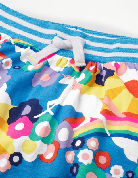 Jersey Skort - Multi Unicorn Sunset Jersey Skort - Multi Unicorn Sunset