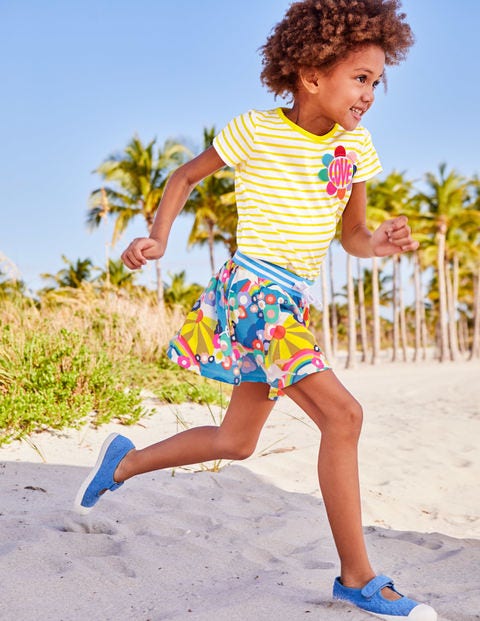 Jersey Skort - Multi Unicorn Sunset Jersey Skort - Multi Unicorn Sunset