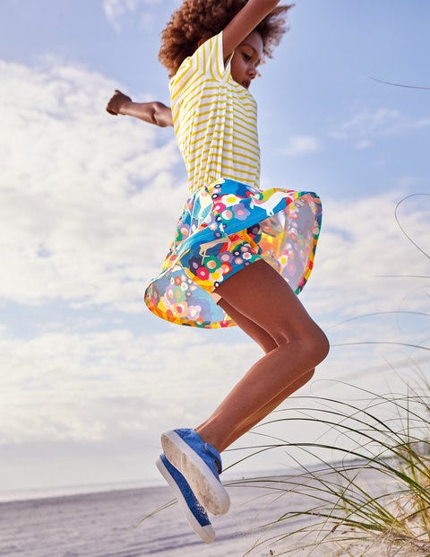 Jersey Skort - Multi Unicorn Sunset Jersey Skort - Multi Unicorn Sunset