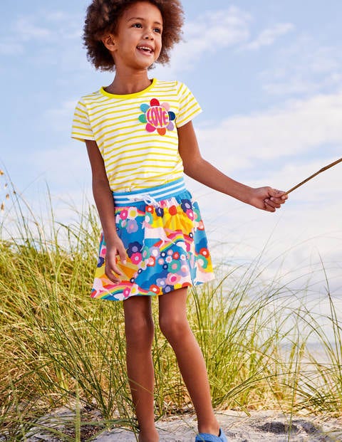 Jersey Skort - Multi Unicorn Sunset Jersey Skort - Multi Unicorn Sunset