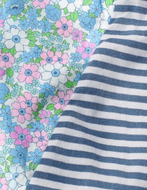 Hotchpotch Printed T-Shirt - Sea Breeze Blue Forget-Me-Not Hotchpotch Printed T-Shirt - Sea Breeze Blue Forget-Me-Not
