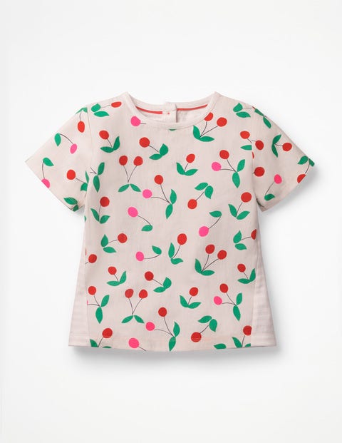 Hotchpotch Printed T-Shirt - Parisian Pink Cherries Hotchpotch Printed T-Shirt - Parisian Pink Cherries