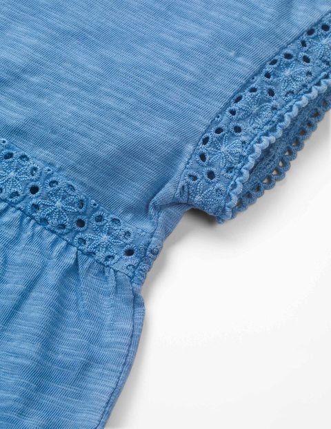 Garment Dye Jersey Top - Elizabethan Blue Garment Dye Jersey Top - Elizabethan Blue