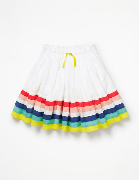 Twirly Skirt - White/Rainbow Twirly Skirt - White/Rainbow