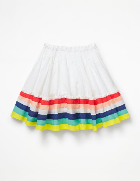 Twirly Skirt - White/Rainbow Twirly Skirt - White/Rainbow