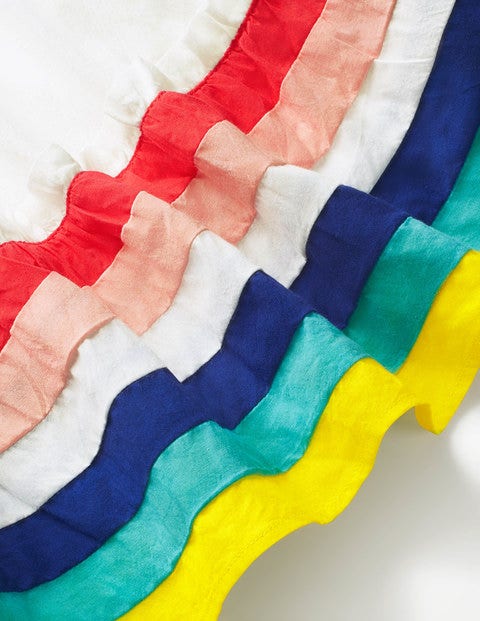 Twirly Skirt - White/Rainbow Twirly Skirt - White/Rainbow