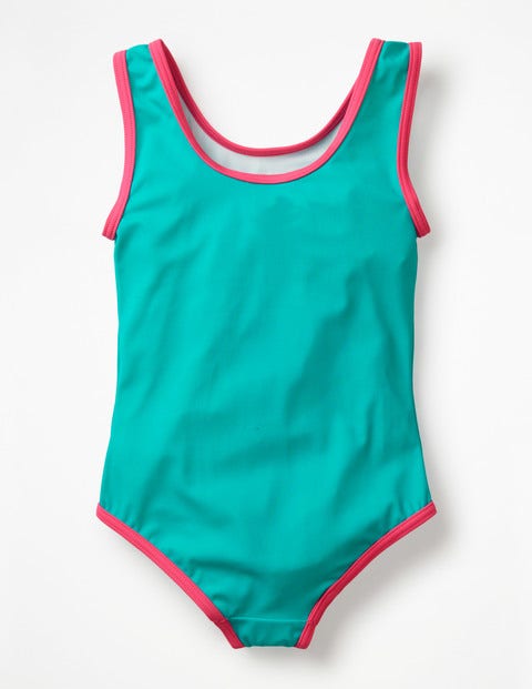 Appliqué Swimsuit - Jade Green/Ivory Ice Cream Appliqué Swimsuit - Jade Green/Ivory Ice Cream