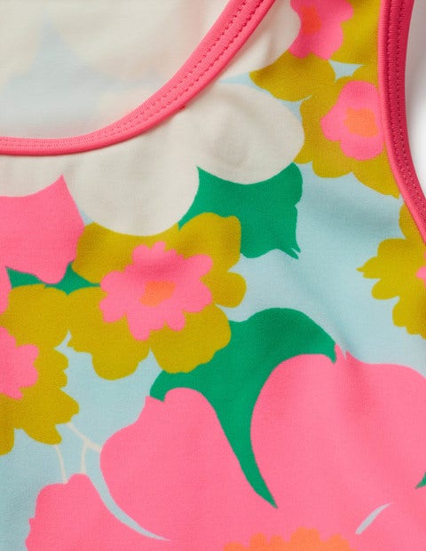 Top De Bikini Surf - Motif Tropical Floral bleu quartz Top De Bikini Surf - Motif Tropical Floral bleu quartz