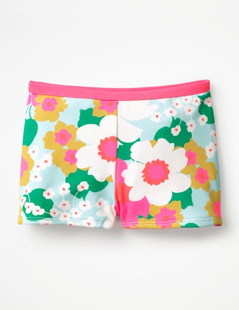 Swim Shorts - Blue Quartz Tropical Floral Swim Shorts - Blue Quartz Tropical Floral