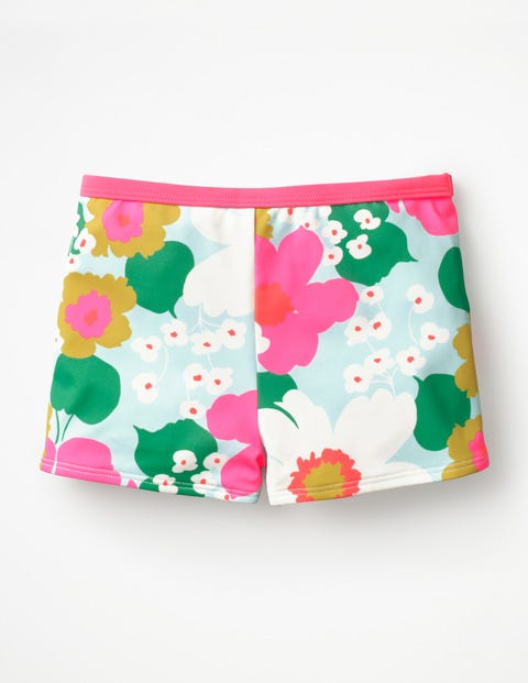 Swim Shorts - Blue Quartz Tropical Floral Swim Shorts - Blue Quartz Tropical Floral