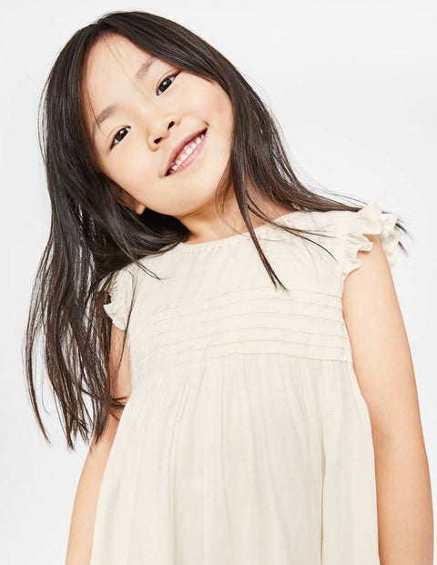 Pintuck Dress - Ivory Pintuck Dress - Ivory