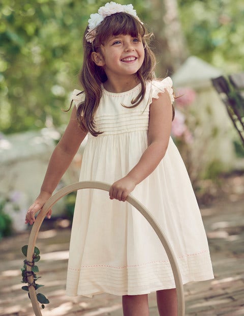 Pintuck Dress - Ivory Pintuck Dress - Ivory
