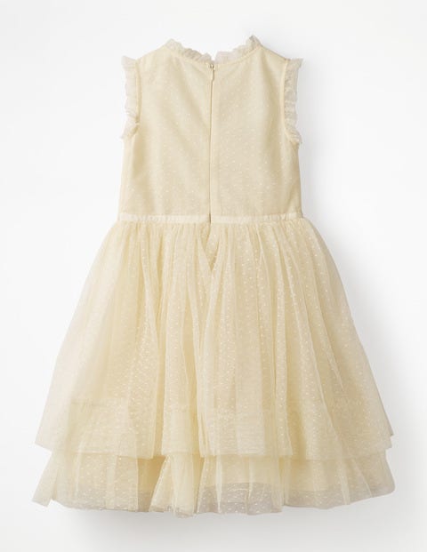 Embroidered Floaty Dress - Calico Cream Embroidered Floaty Dress - Calico Cream