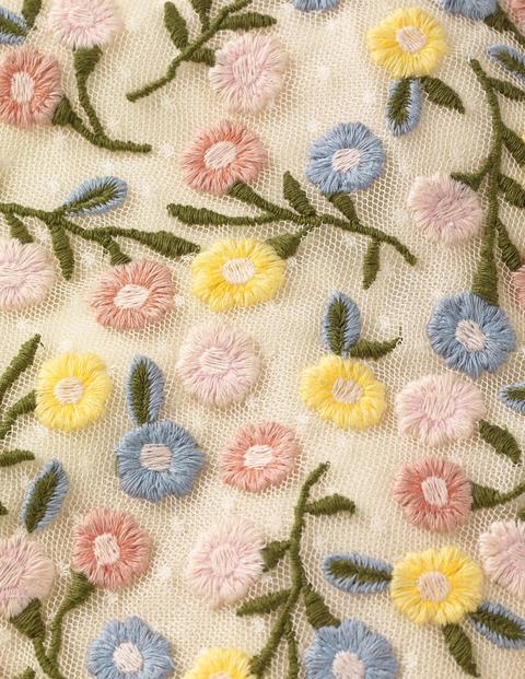 Embroidered Floaty Dress - Calico Cream Embroidered Floaty Dress - Calico Cream