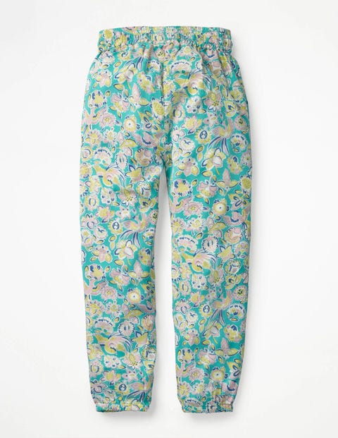 Relaxed Woven Trousers - Sea Breeze Tropical Paisley Relaxed Woven Trousers - Sea Breeze Tropical Paisley