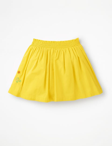 Bright Embellished Skirt - Sweetcorn Yellow Elephants Bright Embellished Skirt - Sweetcorn Yellow Elephants