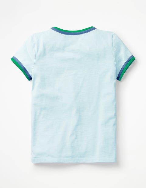 Animal Fun T-Shirt - Pale Blue Cactus Animal Fun T-Shirt - Pale Blue Cactus