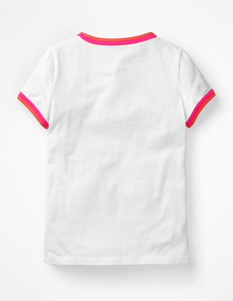 Animal Fun T-Shirt - White Flamingo Animal Fun T-Shirt - White Flamingo