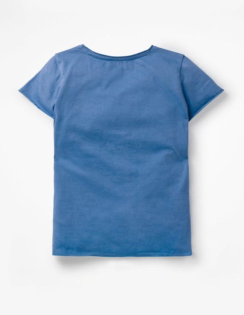Flutter Appliqué T-Shirt - Elizabethan Blue Peace Flutter Appliqué T-Shirt - Elizabethan Blue Peace