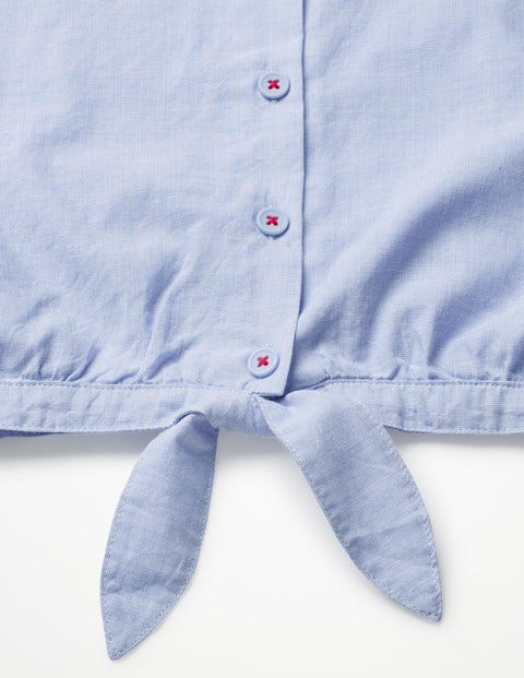 Tie-Front Top - Chambray Tie-Front Top - Chambray