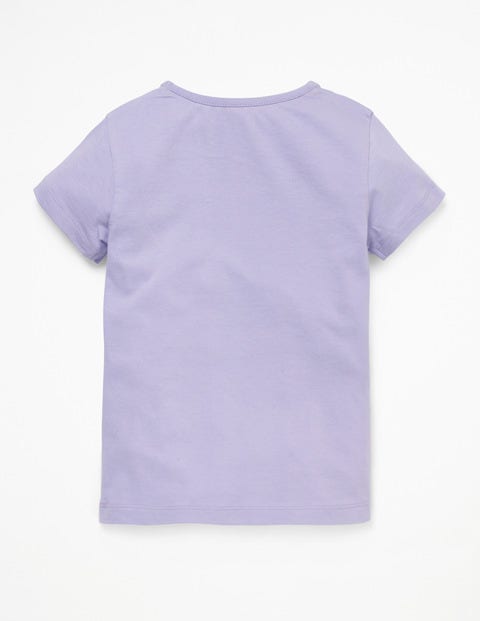 Animal Big Appliqué T-Shirt - Parma Violet Purple Giraffe Animal Big Appliqué T-Shirt - Parma Violet Purple Giraffe