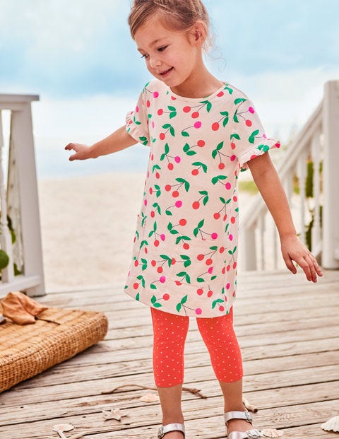 Colourful Tunic - Parisian Pink Cherries Colourful Tunic - Parisian Pink Cherries