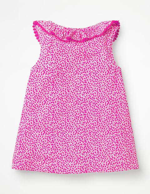 Printed Ruffle Vest - Pink Glo Berry Printed Ruffle Vest - Pink Glo Berry
