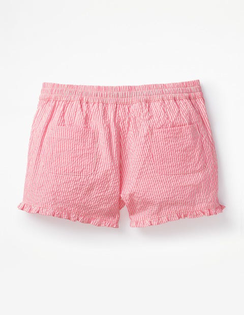 Frill Hem Shorts - Festival Pink/White Stripe Frill Hem Shorts - Festival Pink/White Stripe