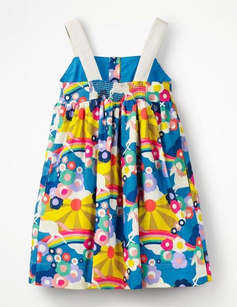 Button-Front Sundress - Multi Unicorn Sunset Button-Front Sundress - Multi Unicorn Sunset