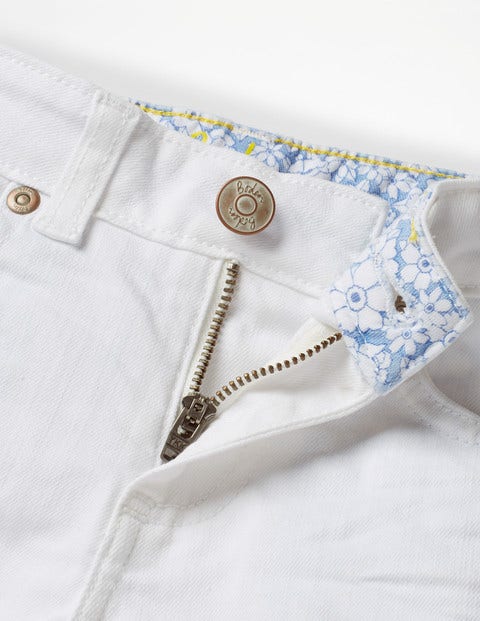 Short long en jean - Blanc Short long en jean - Blanc