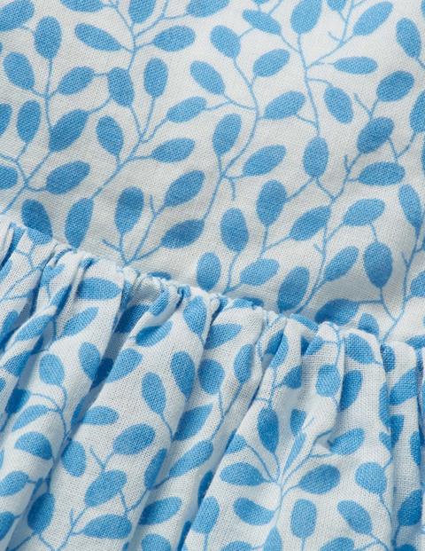 Cross-Back Printed Dress - Lake Blue Sweet Berry Cross-Back Printed Dress - Lake Blue Sweet Berry