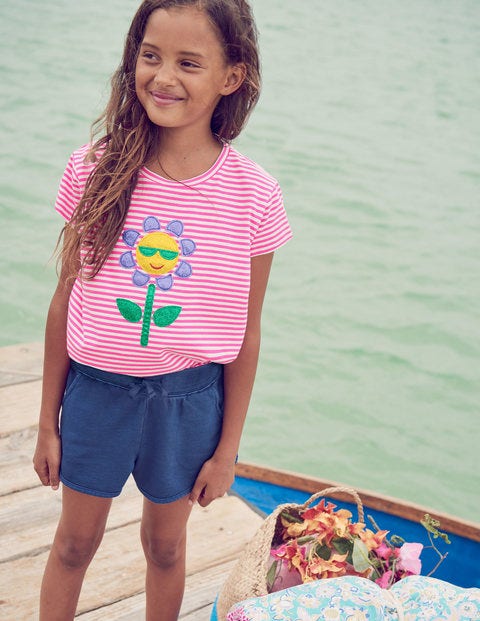 Garment-Dyed Jersey Shorts - Starboard Blue Garment-Dyed Jersey Shorts - Starboard Blue