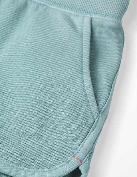 Garment-Dyed Jersey Shorts - Mineral Blue Garment-Dyed Jersey Shorts - Mineral Blue