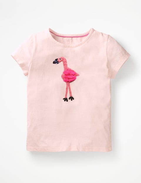 Crochet Animal T-Shirt - Parisian Pink Flamingo Crochet Animal T-Shirt - Parisian Pink Flamingo