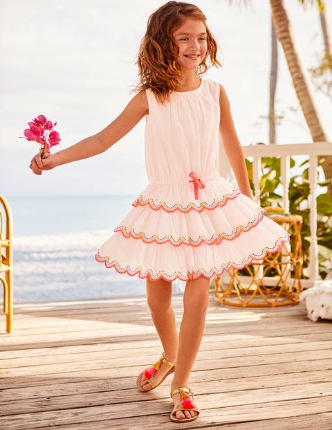 Tiered Ruffle Dress - Parisian Pink Tiered Ruffle Dress - Parisian Pink