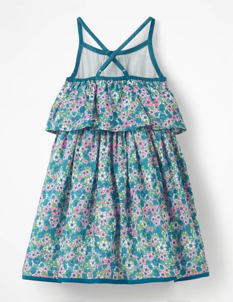Tie-Front Dress - Sea Breeze Forget Me Not Tie-Front Dress - Sea Breeze Forget Me Not