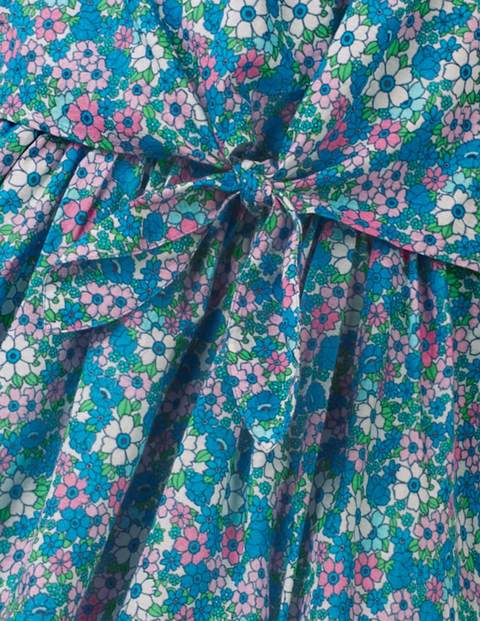Tie-front Dress - Sea Breeze Forget Me Not Tie-front Dress - Sea Breeze Forget Me Not