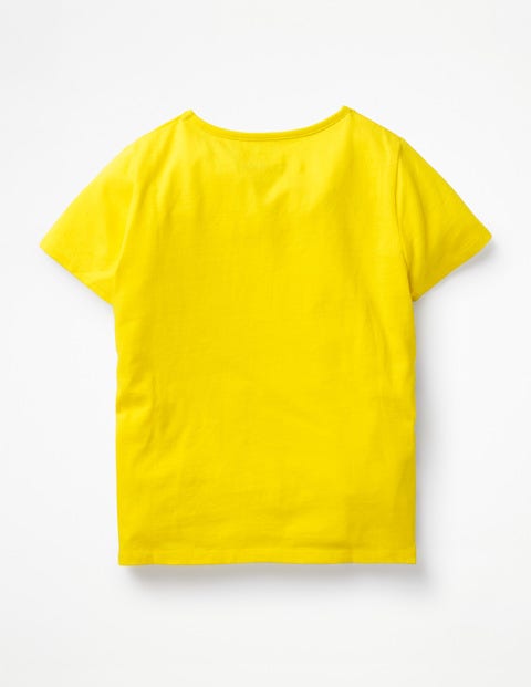 T-Shirt À Appliqué Safari - Zèbre jaune soleil T-Shirt À Appliqué Safari - Zèbre jaune soleil